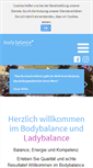 Mobile Screenshot of bodybalance.de